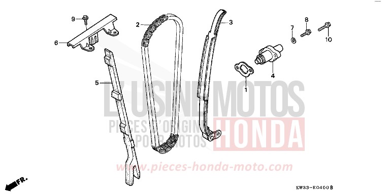 CAM CHAIN/TENSIONER for Dominator 250 TRAD BLUE METALLIC (PB171) from 1993